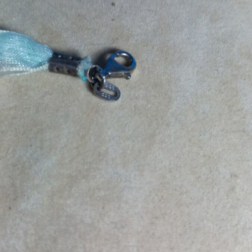 Silver necklace with turquoise stones new
