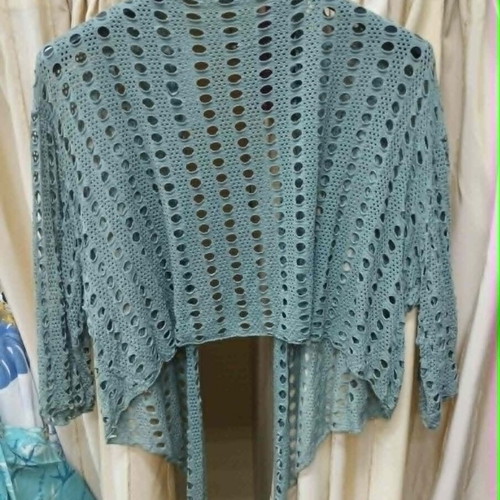 Women's Bolero MX4552 cotton, new, olive perforated