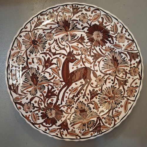 Ikaros Rhodes Decorative Plate φ34 Like New