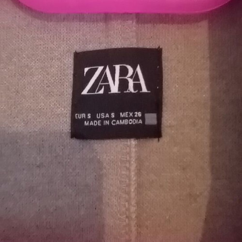 Zara gray coat like new, size S