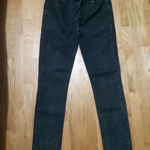 Kubban men's jeans used, black, slim fit, size 32R