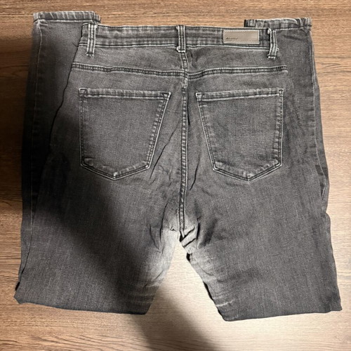 Bershka Denim Grey Skinny Jeans, size EU 38
