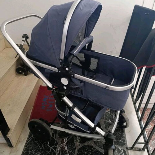Kangaroo Gigi baby stroller used, blue with 3 positions