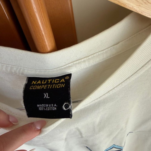 Nautica t shirt beige XL used