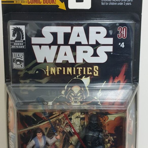 Star Wars Comic Book Princess Leia & Darth Vader Hasbro new