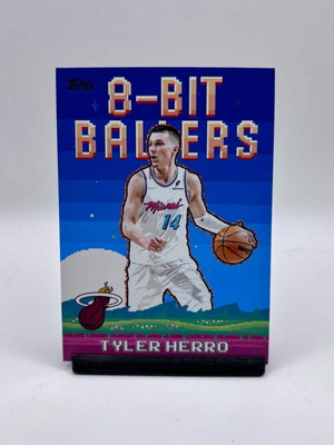 Tyler Herro Topps Flagship 2025-26 8-Bit Ballers card like new