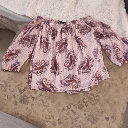Violeta by Mango blouse used, pink, size M
