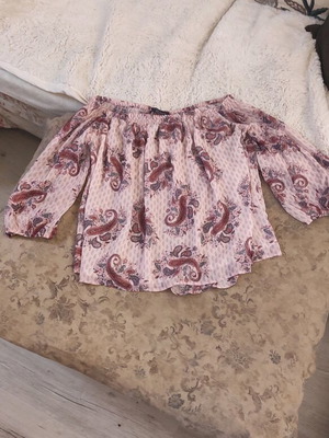 Violeta by Mango blouse used, pink, size M