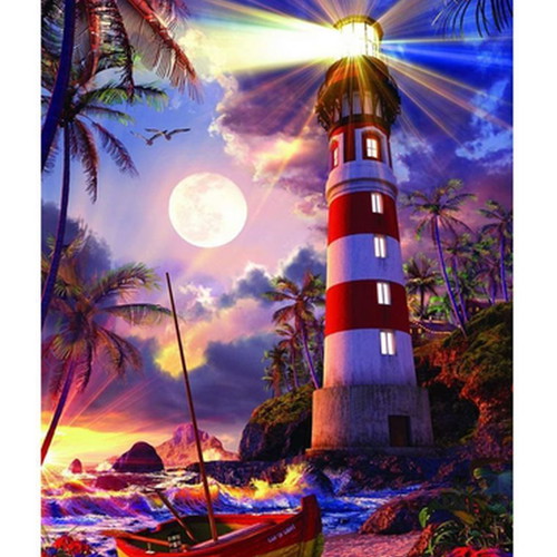 Diamond painting lighthouse craft kit new