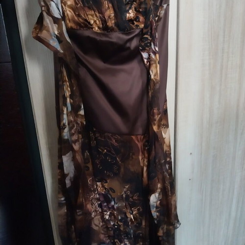 Brown dress size M like new