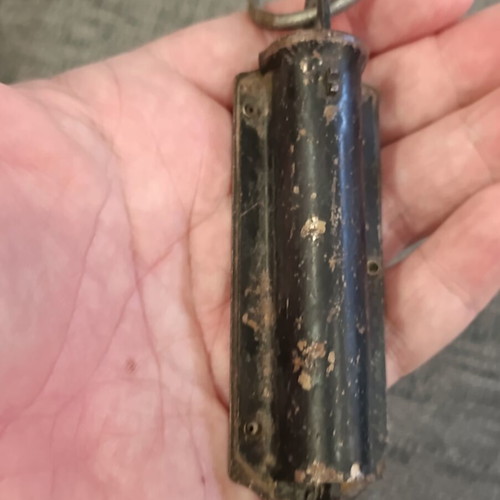 Old hand scale used, grandma's, metal plate works