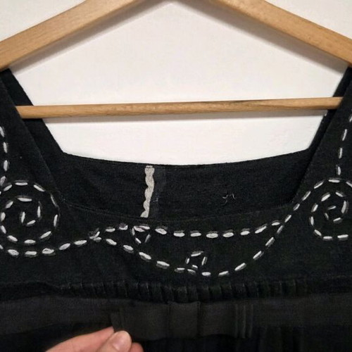 Comptoir des Cotonniers dress like new, black and gray, sizes S and M