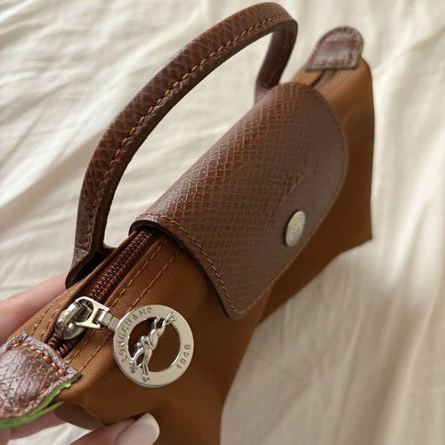 Longchamp Le Pliage pouch new, brown