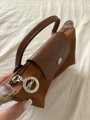 Longchamp Le Pliage pouch new, brown