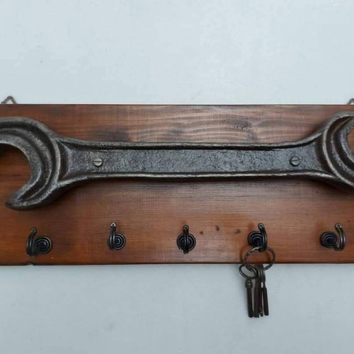 Unusual key holder hanger, 47x18 cm