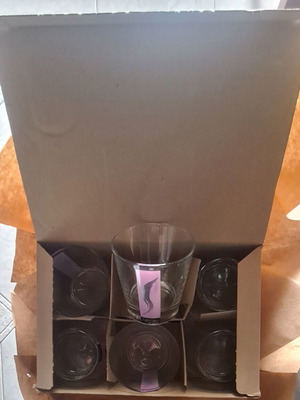 Ποτήρια Senses by Aslanis σε άριστη κατάσταση, σετ 6 τεμαχίων