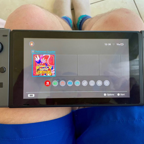 Nintendo Switch V2 like new with controllers