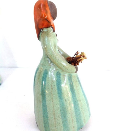 Elsi Bourelius Ceramic Figurine used, Swedish Jie Gantofta