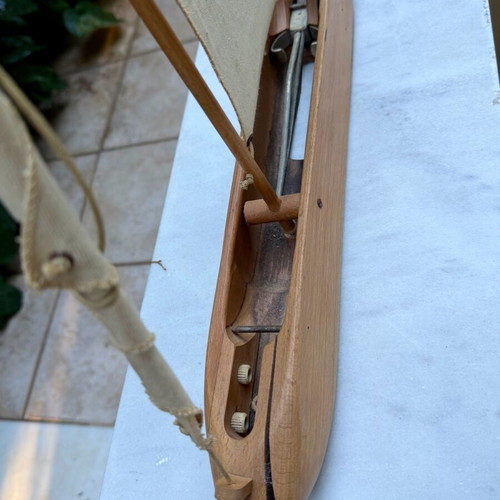 Used Loom Shuttle with Metal Ends