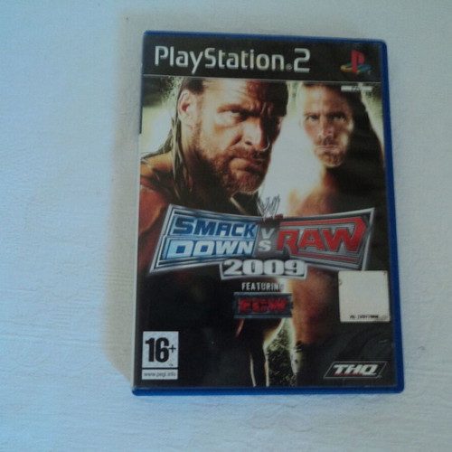 PS2 SmackDown vs Raw 2009 featuring ECW game used