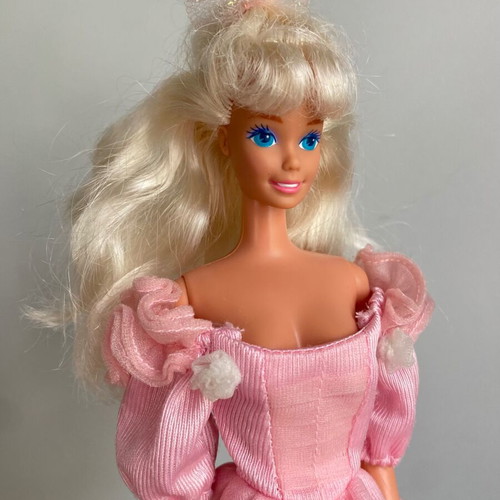 Mattel My First Barbie Ballerina Doll 1992 used with 1989 Fantasy Fashions Dress