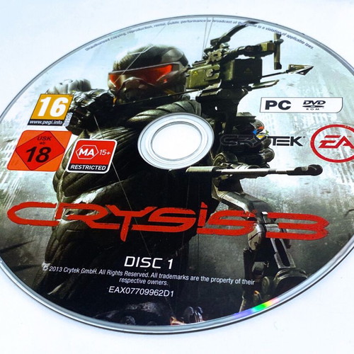 Crysis 3 PC game used, complete in box with manual