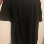 Fageo black t-shirts pack of 5, size L, new