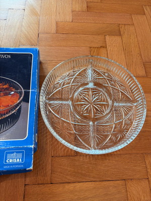 Serving tray for nuts new with its box