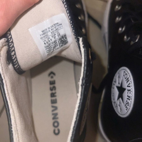 Converse All Star Chuck Taylor Lift Hi leather boots new, size 37, black