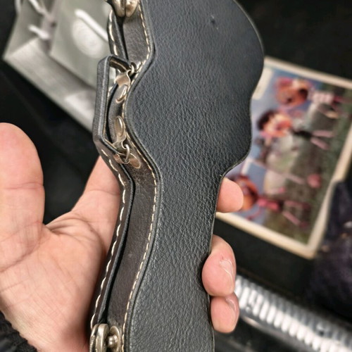 Mini guitar used, decorative with case