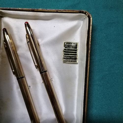 Anson antika pen and pencil set used in case