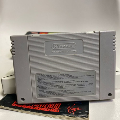 Earthworm Jim Super Nintendo SNES used, complete, English