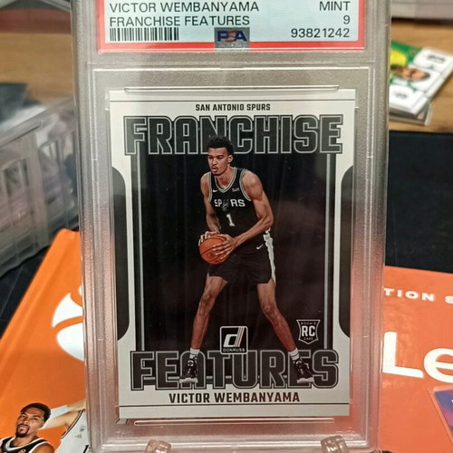 Victor Wembanyama 2023 Donruss Panini Graded Franchise Features #29 PSA Mint 9