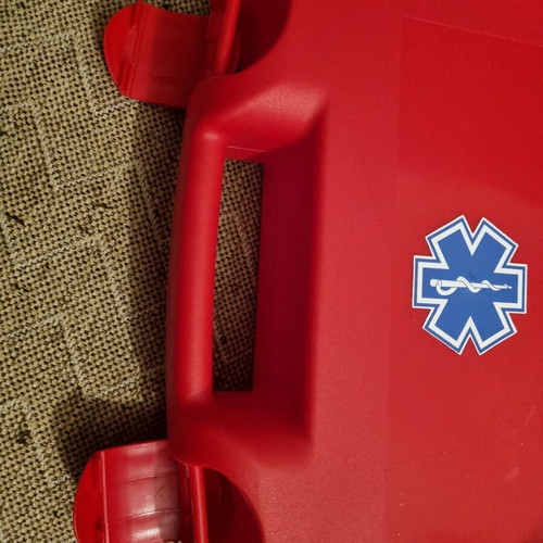 Car first aid kit box like new 25cm x 20cm