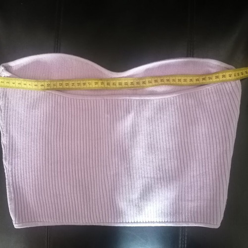 Strapless Lilac Top H&M like new, size L