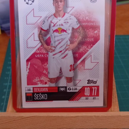Κάρτα Benjamin Šeško Topps Match Attax UEFA Club Competitions 243 σαν καινούργιο
