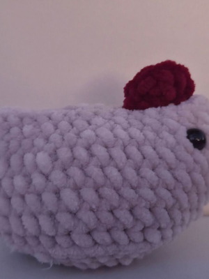 Fluffy Chicken handmade plush decorative new