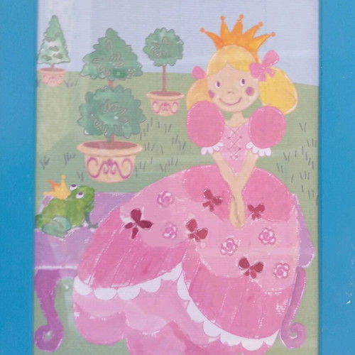 Children's frame blue IKEA