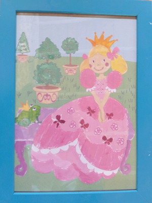 Children's frame blue IKEA