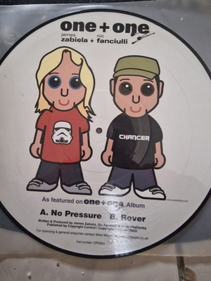 One + One No Pressure / Rover (OPO001) Limited Picture Disc new