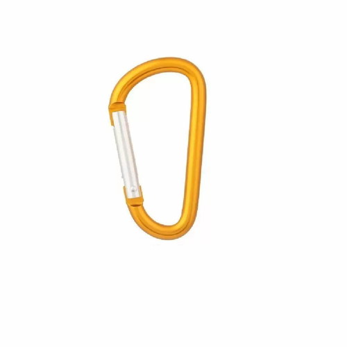Carabiner keychain hook 5.5cm new, gold color