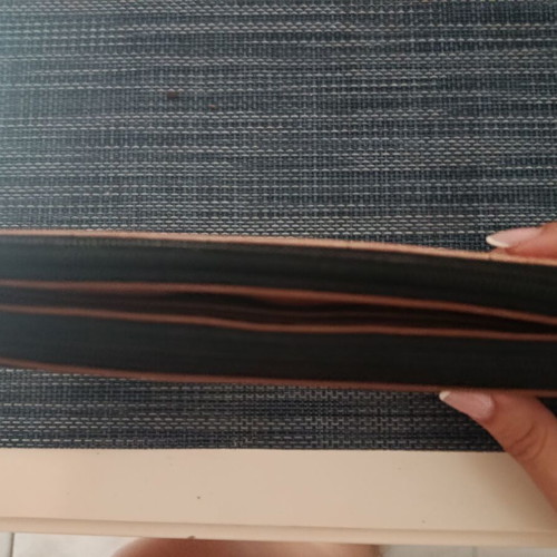 Wallet beige brown with front design