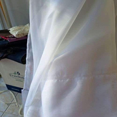 Curtain fabric new 15 meters, 2.4m height, double from Germany