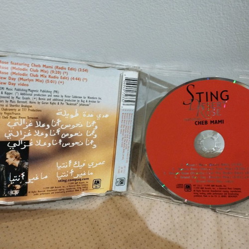 Sting Featuring Cheb Mami Desert Rose CD μεταχειρισμένο, rock