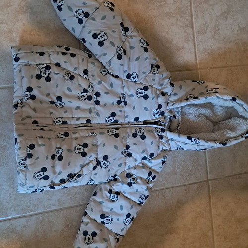 Disney children's jacket used white and blue size 92 cm