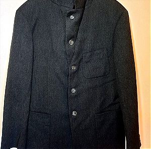 Αυθεντικό HUGO BOSS ανδρικό σακάκι παλτό μαύρο, μέγεθος M.