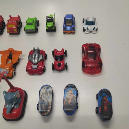 Kinder toy cars like new, pack of 22 small