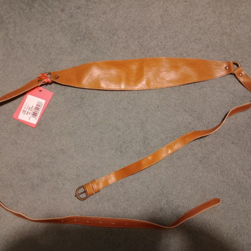 BSB Waist Belt new, adjustable, beige and brown
