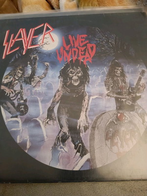 Slayer Live Undead βινύλιο μεταχειρισμένο, 12", 33 ⅓ RPM, EP, επανέκδοση 1987