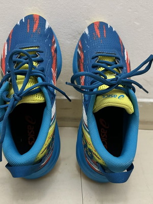 Asics Gel-Noosa Tri 13 GS athletic shoes, blue, size 39
